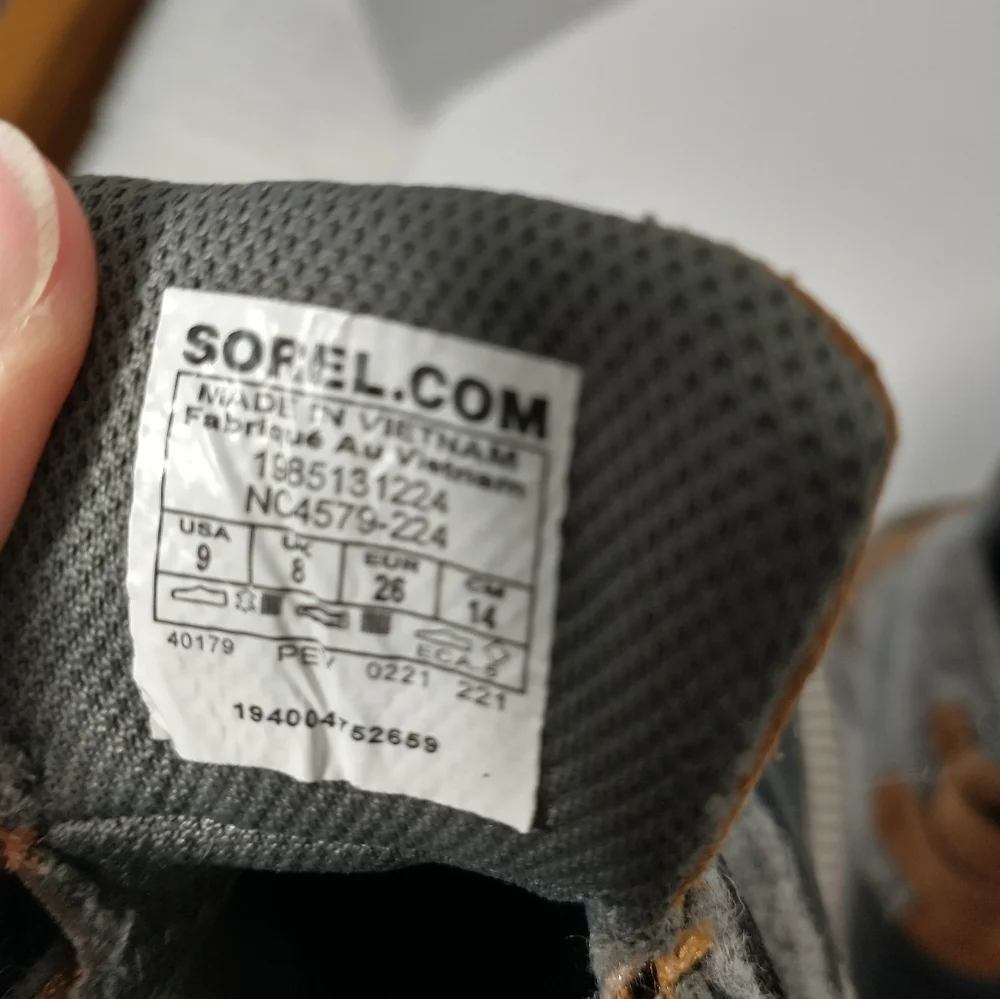 Sorel Out N About Waterproof Boots, Hook And‎ Loop Closure, Brown, Size 9